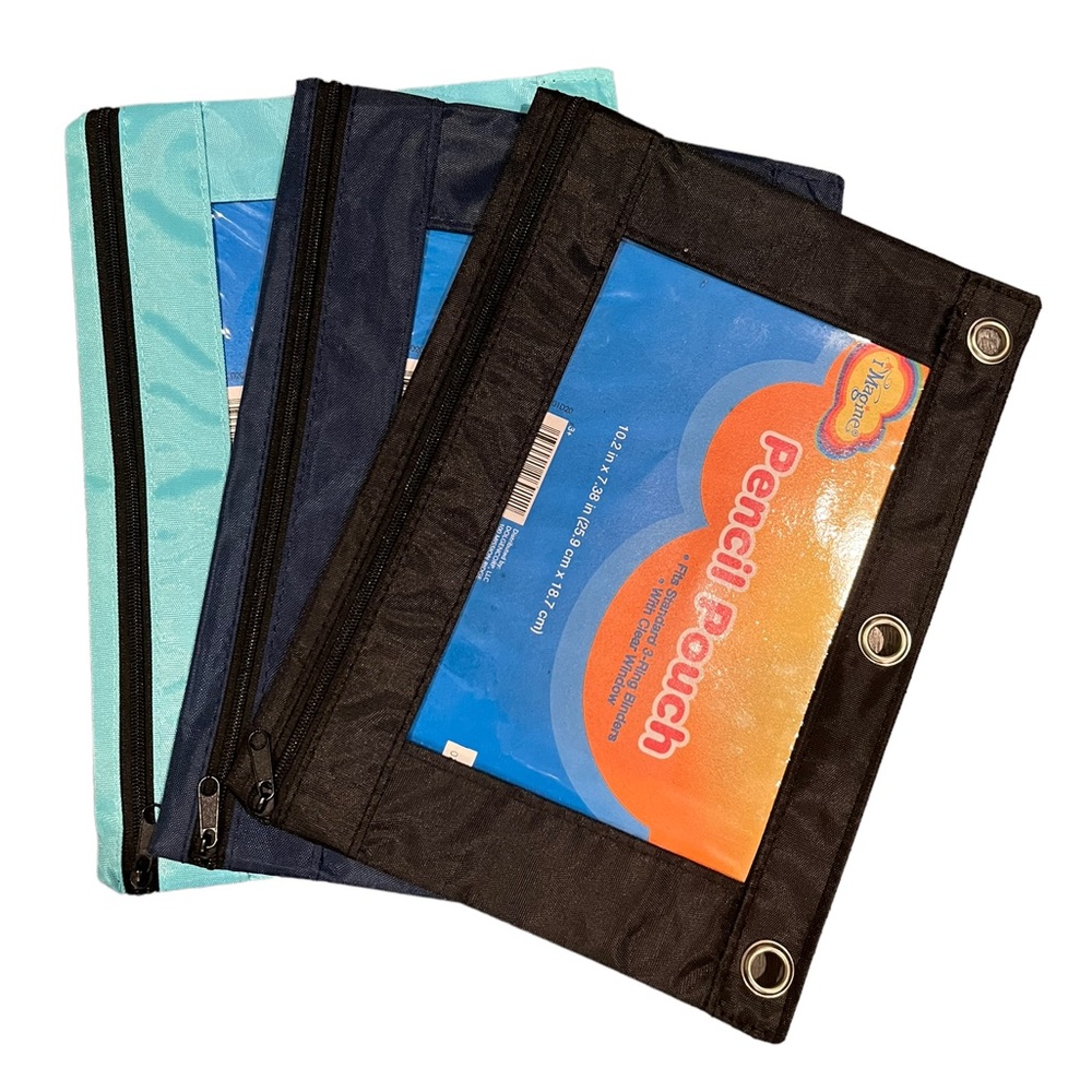 Imagine Pencil Pouch Bundle Set of 3 NEW
